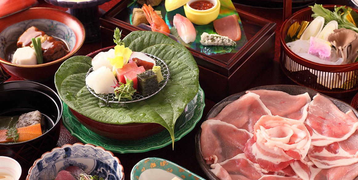 指宿白水館のお食事一例