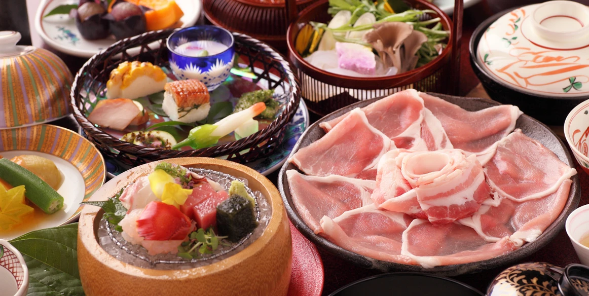 指宿白水館のお食事一例