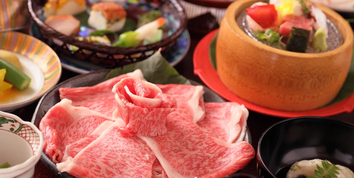 指宿白水館のお食事一例