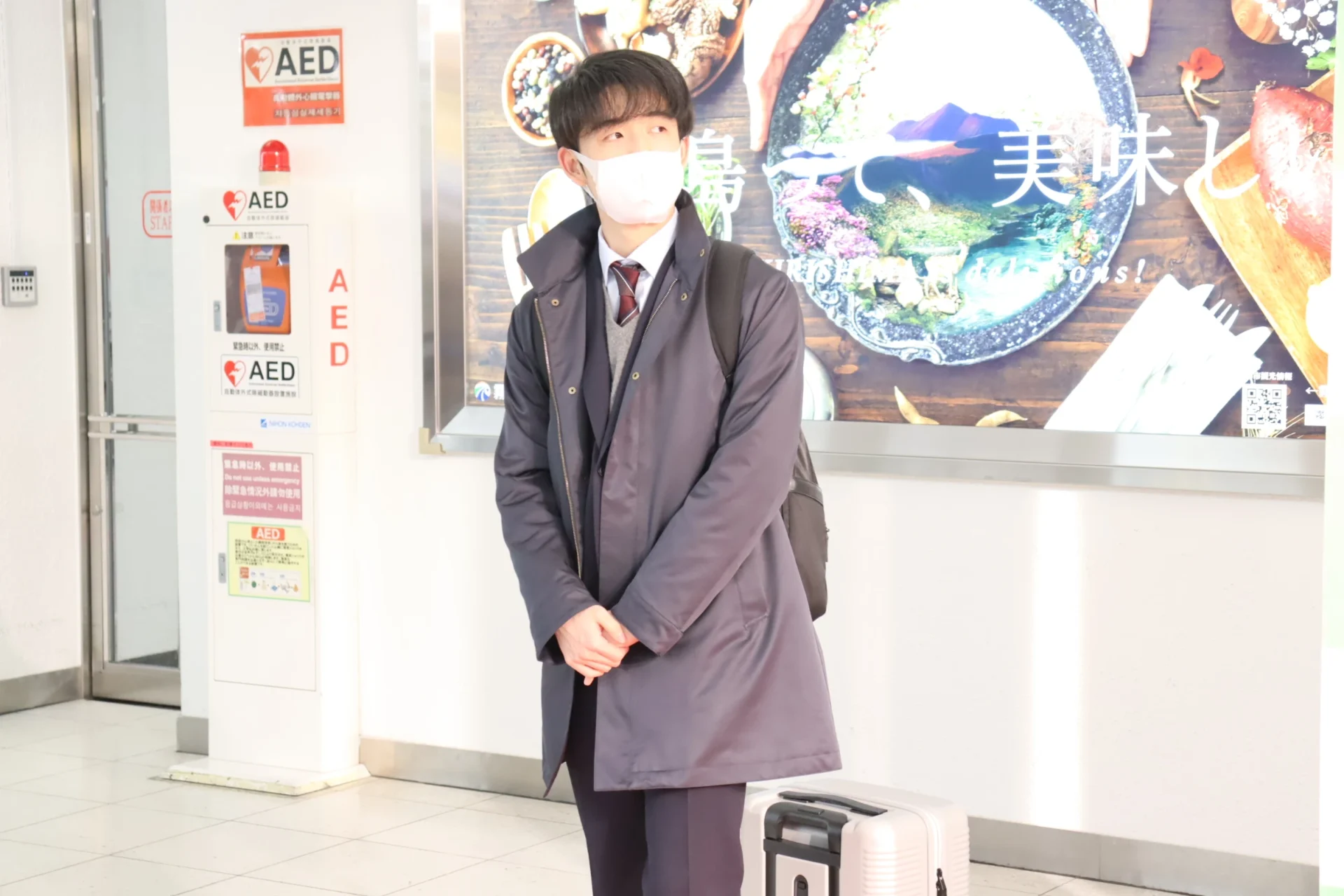 藤井聡太竜王が鹿児島空港にご到着されました！
