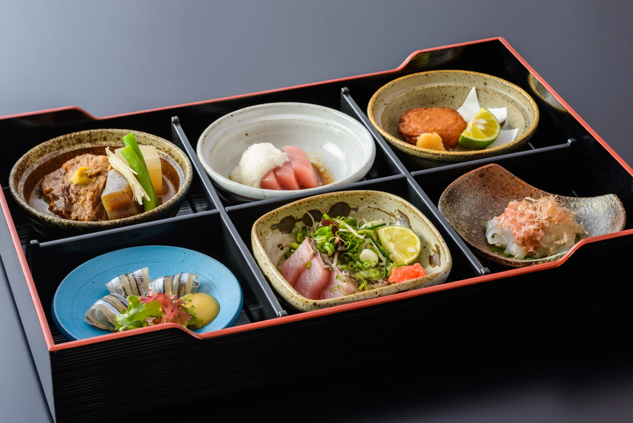 季節の和食会席＜薩摩六種盛りコース＞
