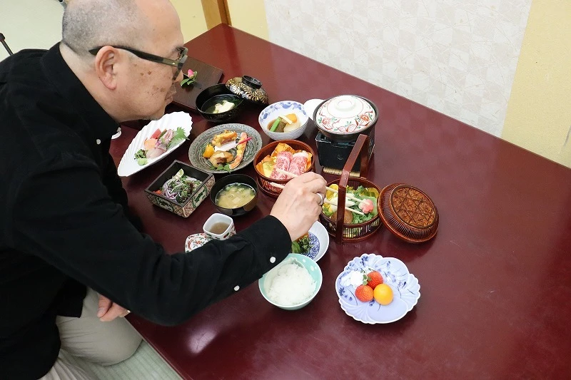 料理撮影が行われました