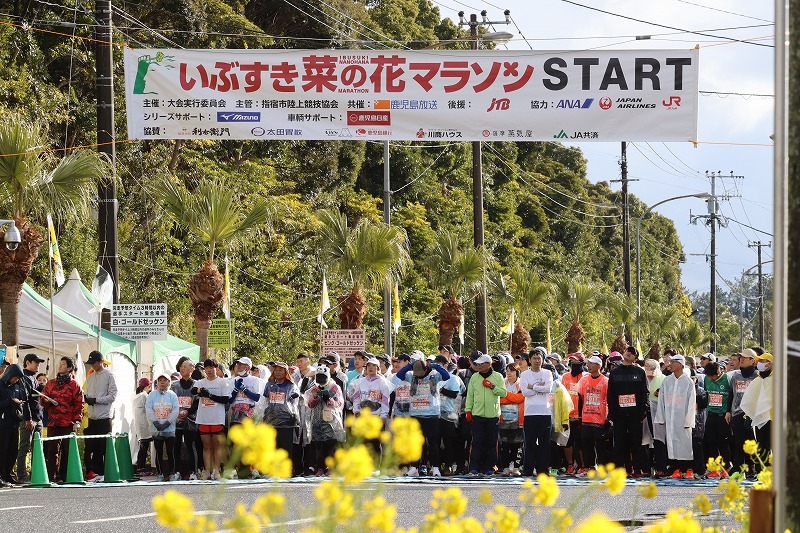 第43回いぶすき菜の花マラソン当日の様子