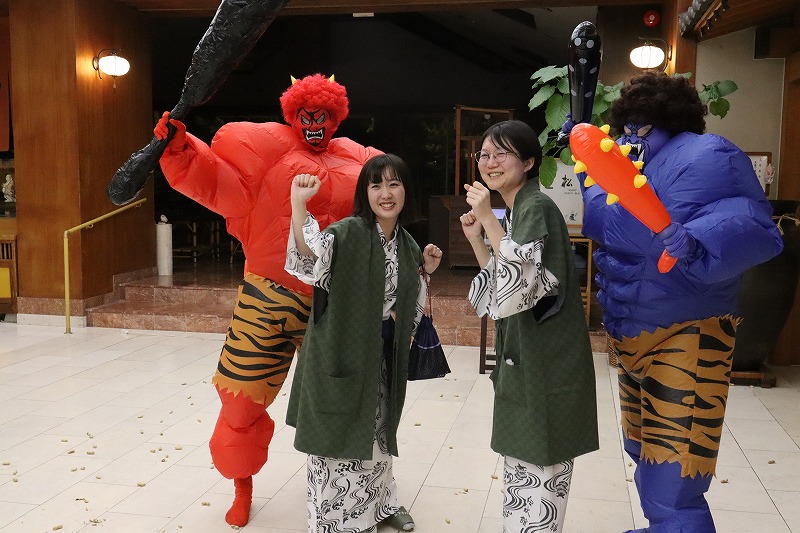 2026年2月3日　節分の豆まき